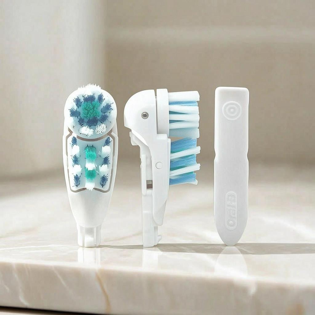 Adult Electric Toothbrush Replacement Heads Four Pack For Olb 3733 4732 4734