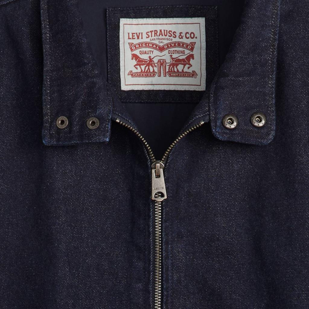 Levis Simple Comfortable Versatile Casual Stand Collar Long Sleeve Jacket Men Jacket Dark-Blue 59492-0253