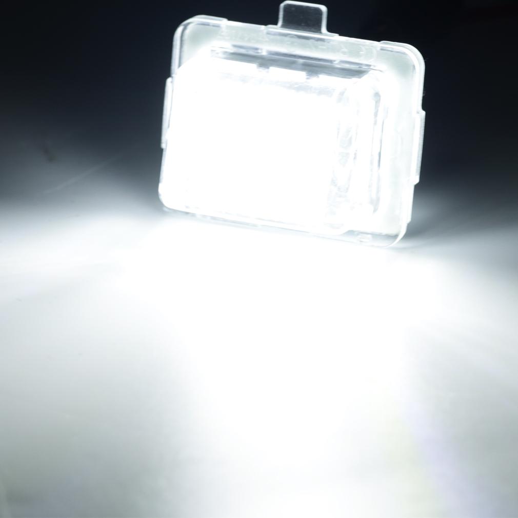 2шт безошибочный 18SMD светодиодный номерной знак лампочка комплект для Mercedes-Benz W204 (5D) W212 W216 W221 Подсветка номерного знака автомобиля Canbus Auto Lamp