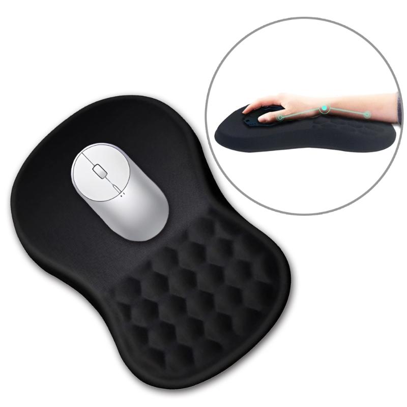 Mouse Pad Wrist Rest Mouse Wrist Support Pad Mousepad Comfortable Relieve Wrist Fatigue for Office Users and Gamers