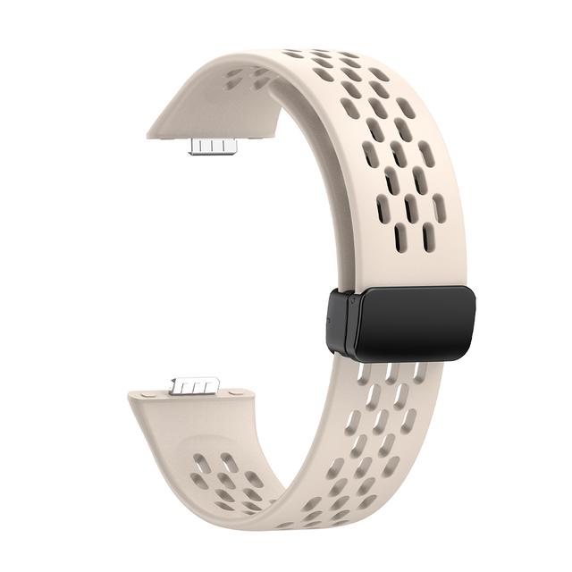Силиконовый ремешок с магнитной D-складной пряжкой для часов Huawei Watch Fit 3, ремешок для спортивного браслета HUAWEI Fit3, ремешок для часов