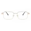 Full Rim Rectangle Matte Gold Smartbuy Collection Morph Mc93 Fashion Unisex Eyeglasses