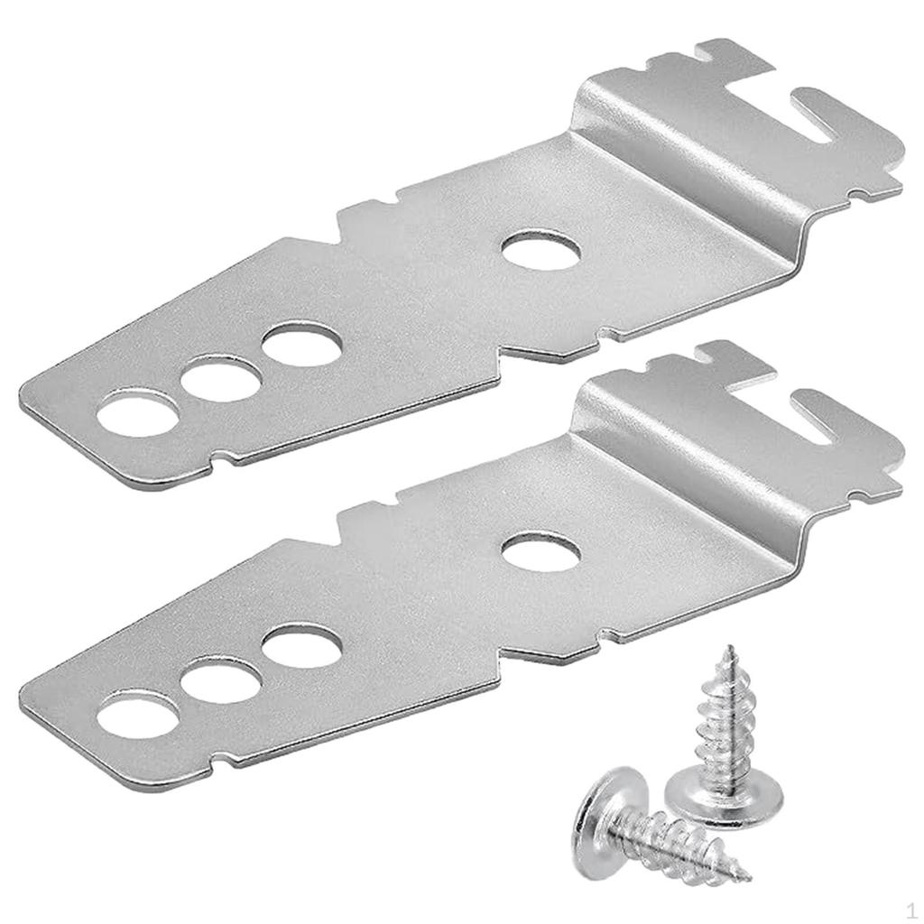 2Pcs 8269145 Dishwasher Mounting Bracket Replacements Sturdy Stable Performance Rustproof Spare