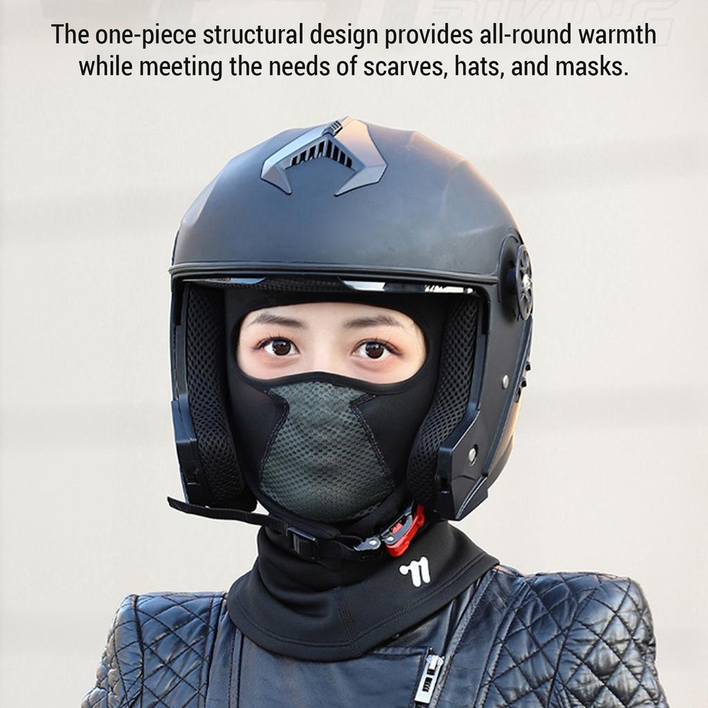 Зимняя Балаклава Лыжная маска с отверстиями для очков Тепловая маска для лица для холодной погоды Мотоцикл Велоспорт