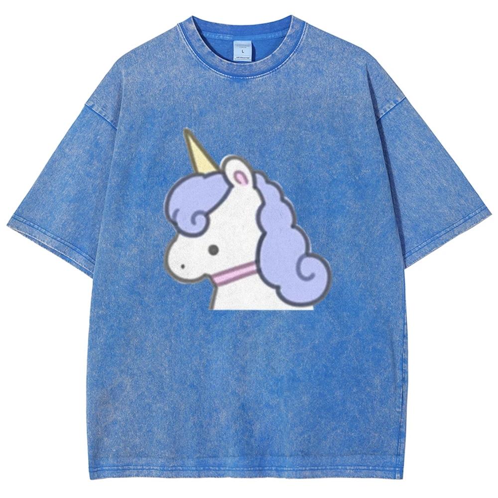 benber vintage Y2K Graphic T-Shirts Short Sleeve Shirts Tees Cute Animals Print Top Clothes High Street Vintage Streetwear Summer
