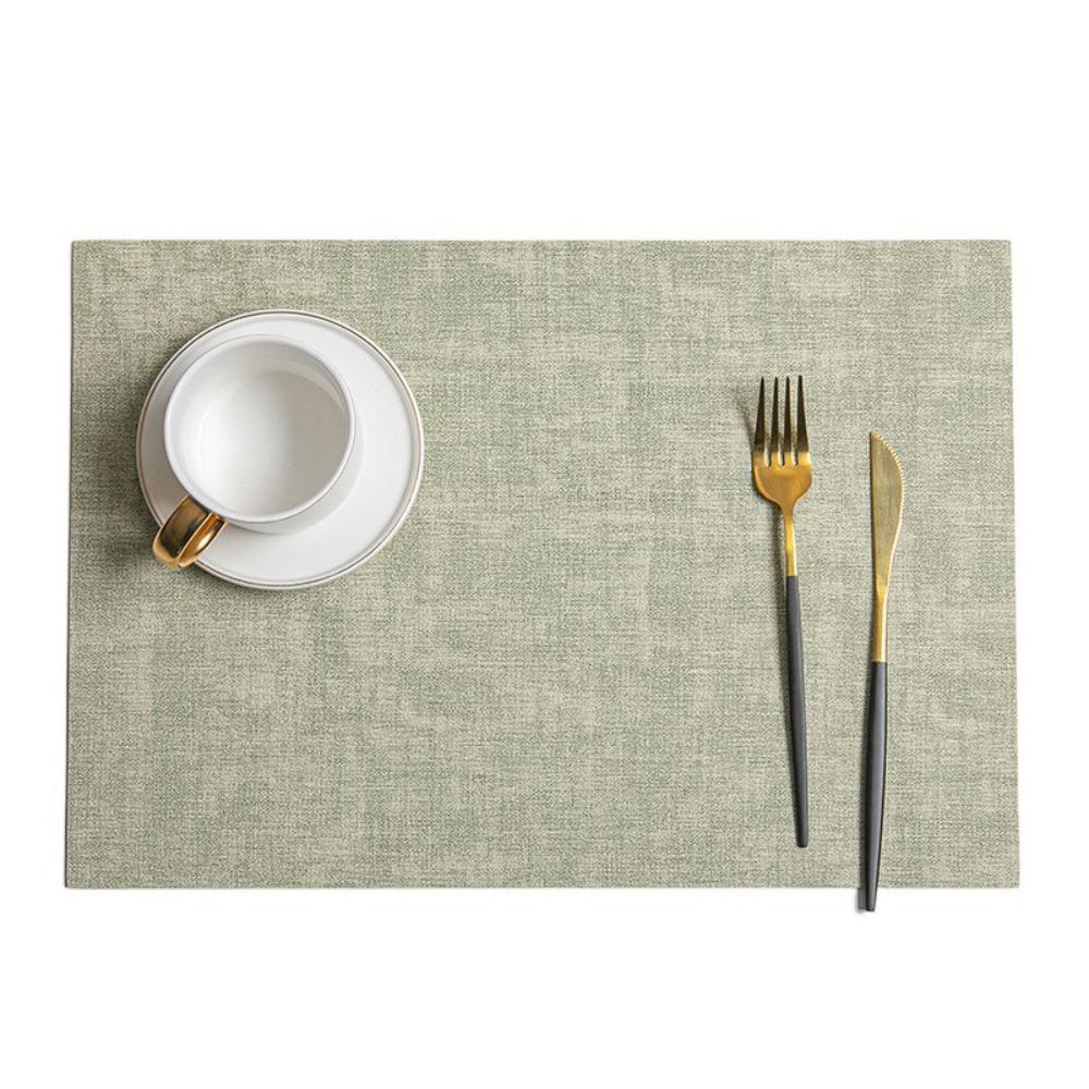 4pcs Nordic Style Tableware Mat Rectangular Dish Mat Kitchen Supplies Placemat Restaurant