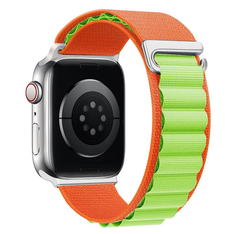 Альпийская петля Ремешок Для apple watch Ultra 2 ремешок 49мм 44мм 40мм 45мм 41мм 46мм 45 мм браслет correa iWatch series 9 8 7 6 3 se 10