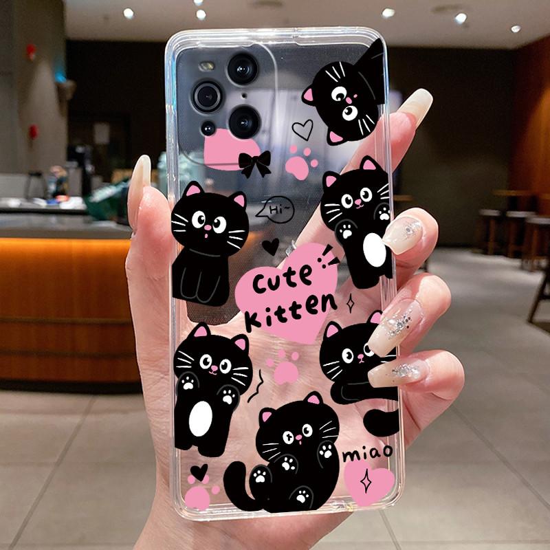 Case For OPPO Find X3 / Find X3 Pro Casing Clear Luxury Fashion Butterfly Flower Soft TPU Silicone Cover For FindX3 X3Pro Bumper