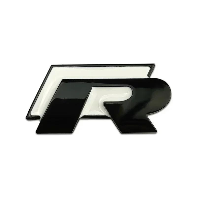 Golf 3 4 MK3 MK4 2026 Горячее Для VW VOLKSWAGEN Для Volkswagen VW R Rline Логотип Металлическая Решетка Радиатора Автомобиля Значок Наклейки На Задний Багажник Pol