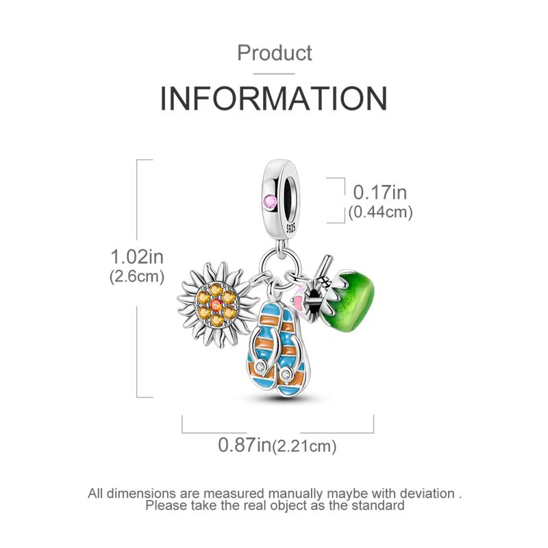 Медные Летние Океанские Пляжные Подвески-Шармы Краб Рыба Подходят для Оригинального Браслета DIY Ювелирные Подвески Болтающиеся Подарок для Женщины