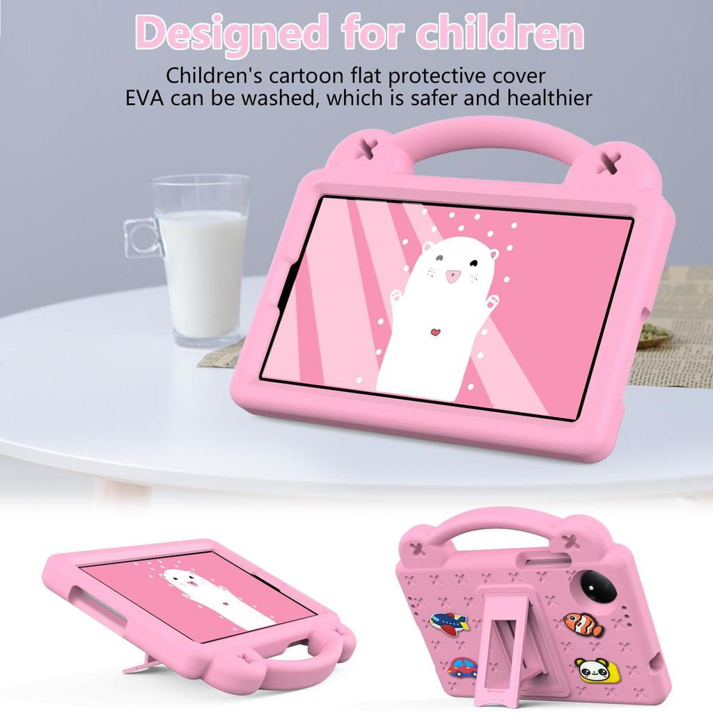Мультяшный противоударный чехол-подставка Bebe Bear для 4G-планшета Xiaomi Redmi Pad SE 8.7"