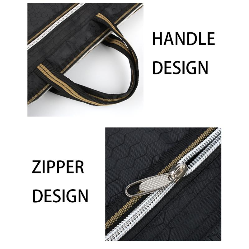 Сумка для документов A4 Tote Папка для хранения документов Многослойный чехол для встреч Сумка для ноутбука Портфель на молнии