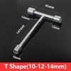 Triple Head Socket Wrench 3-Way Hex Socket Hand Tool Portable Repair Wrench  Mechanical Maintenance