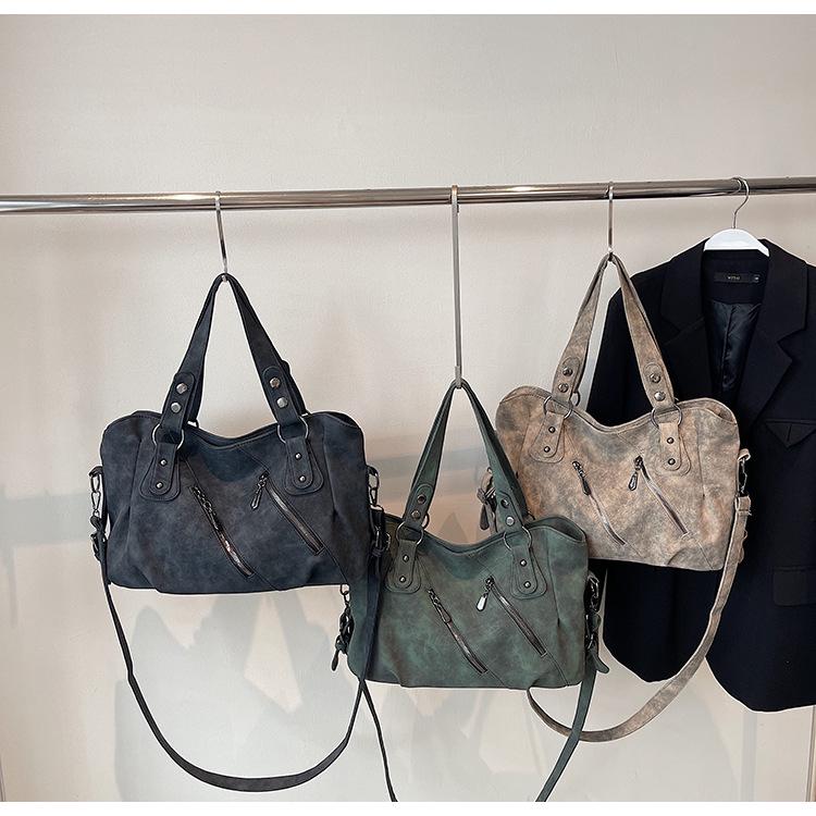 Новая женская матовая сумка-тоут и кроссбоди большой вместимости