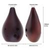 Керамическая черная флейта Alto F Tone Ocarina с 6 отверстиями и подвесной веревкой для профессионального исполнения