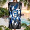 Hertha BSC FC принт Быстросохнущее пляжное полотенце из микрофибры Впитывающее Портативное туристическое полотенце для плавания