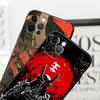 Чехол для телефона с татуировкой Самурайский Призрак Ханья Укиё-э для Apple iPhone 16e 16 15 14 13 12 11 Pro Max XR XS 8 Plus Задняя крышка
