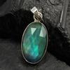 21 Ct Natural Opal 925 Sterling Silver CERTIFIED Oval Pendant Jewelry For Gift