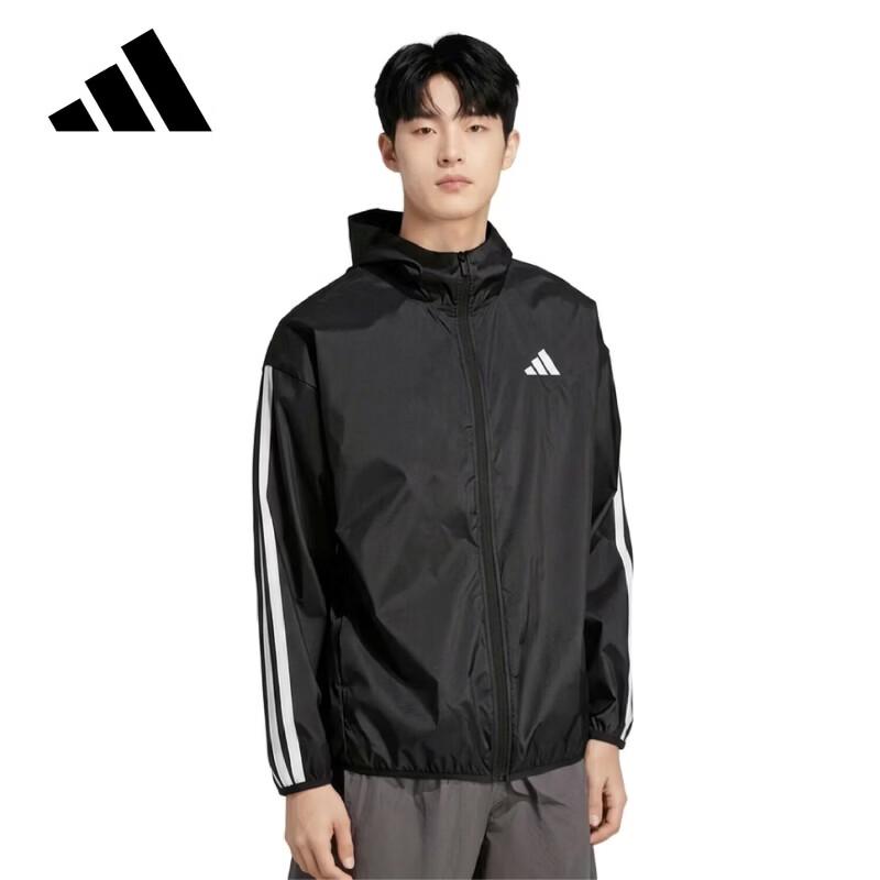 adidas Мужская повседневная куртка с капюшоном