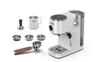 HIBREW H13 20-Bar Semi-Automatic Espresso Machine featuring dual temperature control,dual boilers,large touchscreen,solid wood steam wand.