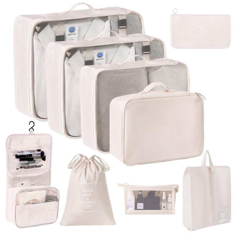 6/7/8/9/10 шт. Набор дорожных органайзеров для хранения сумок для чемоданов, набор кубиков, чехлов, переносных чемоданов, одежды, обуви, аккуратных складных мешочков