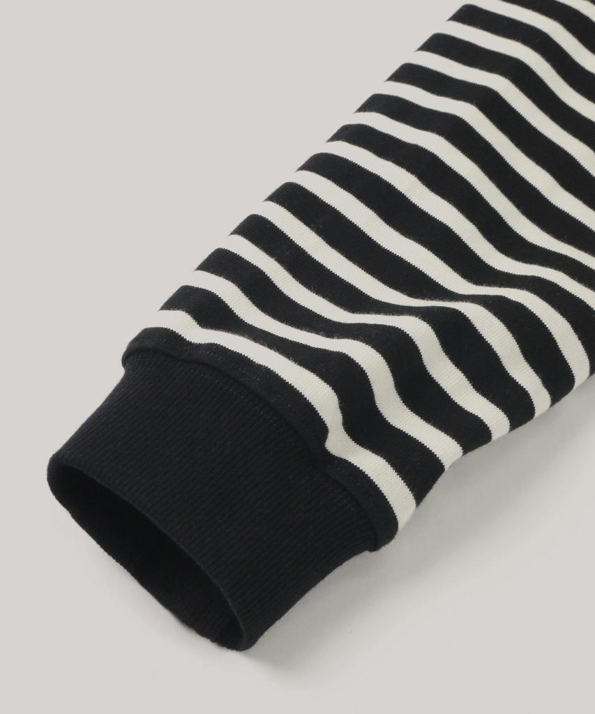 INDUST Striped Henley Neck Sweatshirt_3Color