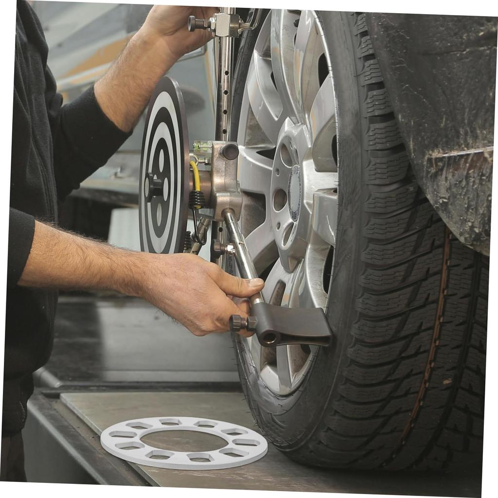 Anneome Улучшенная Поездка Центрирующий Колесо Проставка 5мм Алюминиевый Сплав Автомобильная Колесная Проставка Универсальная Посадка