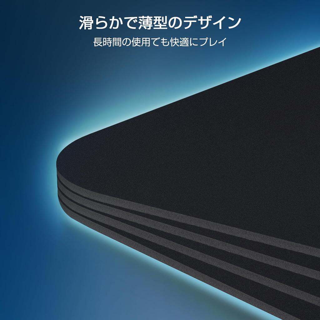 Коврик для мыши Senetem, тонкий, игровой коврик для мыши, маленький, 280 x 220 x 2 мм, совместим с лазерной оптической мышкой, противоскользящий и S(2822см)