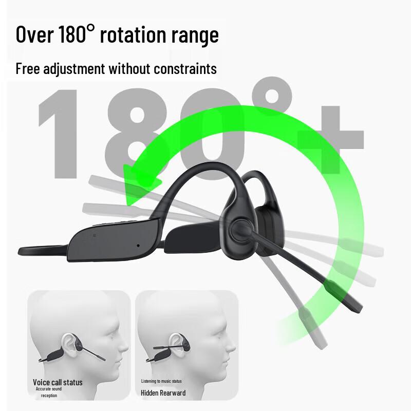 Philips TAN5609 Bone Conduction Bluetooth Headset with Rotating Mic