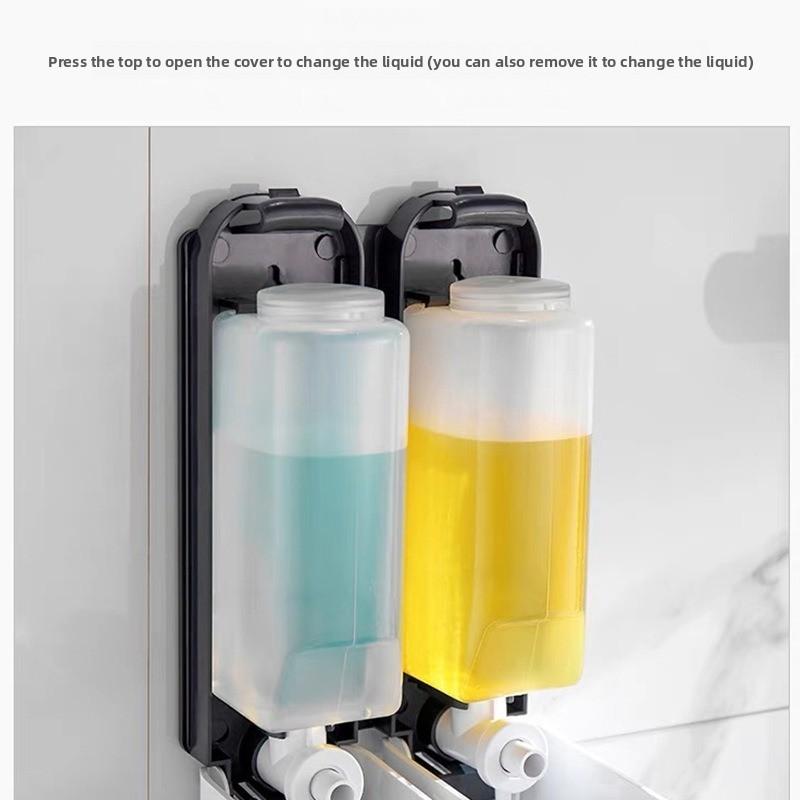 Modern Minimalist Wall Mount Hand Press Soap Dispenser For Hotels Bathroom Use