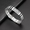 Мужской регулируемый браслет из нержавеющей стали, праздничный подарок, аксессуар для вечеринки