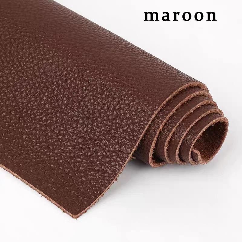 Натуральная кожа, верхний слой коровьей кожи, коричневая кожаная ткань, импортная кожа, целый кофейный диван, прикроватная мягкая сумка, кожа