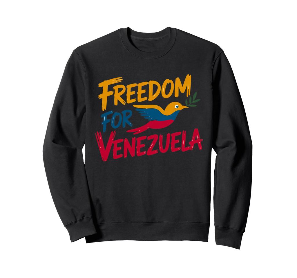 Venezuela Libre Venezuela Freedom Strong Proud Flag Sweatshirt