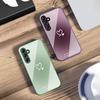 Градиентный чехол для телефона в форме сердца Для Samsung A73 72 71 A70 56 55 54 A53 52 51 A50 42 A35 A34 33 32 31 26 25 24 23 22 30 стеклянный чехол для телефона