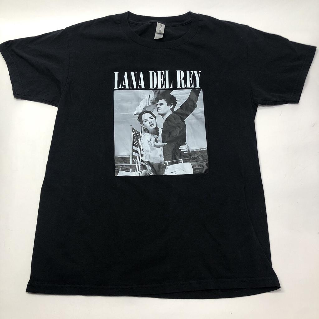Lana Del Rey NFR! Album Art Logo size L Large Black T Shirt Band Merch Tee