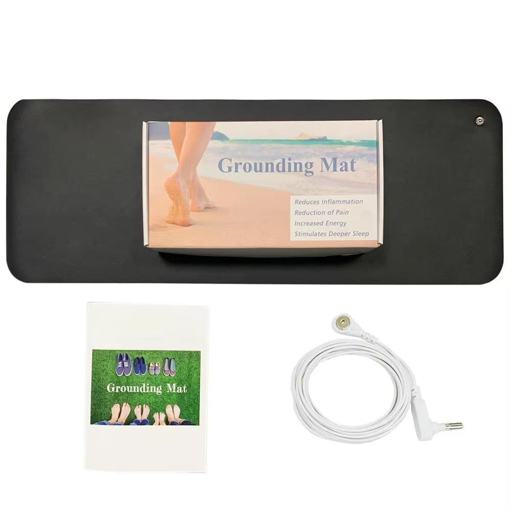 Комплект заземляющего коврика, коврик для стола, заземляющий коврик для ног, коврик для компьютерной мыши может улучшить сон, поддерживать равновесие тела, кровообращение