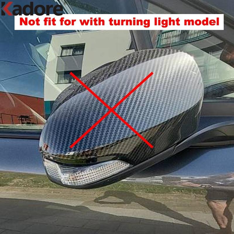 Carbon Fiber Door Rearview Mirror Cover For Toyota CHR C-HR 2016 2017- Car Side Mirror Rain Shield Sun Visor Trims 2pcs