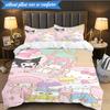 Hello cat Fantasy World 3pcs K-pop music group Bedding set,Ideal for Bedroom, Dormitory,Including Duvet Cover And 2pcs Pillowcases,Fan gifts