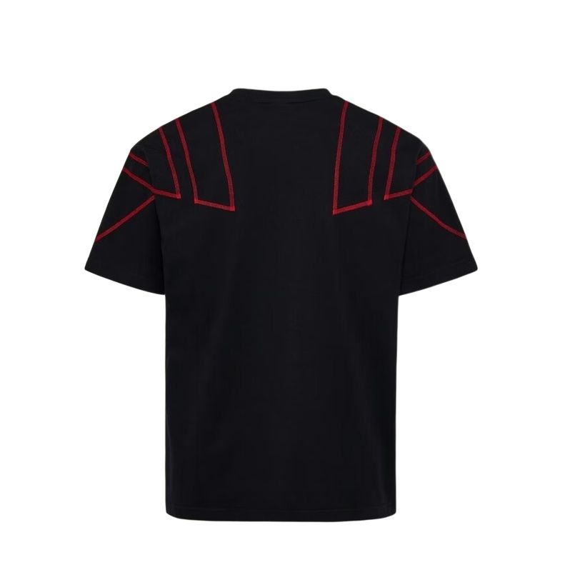 adidas Оригинальные футболки мужские черные с круглым вырезом умеренные KG6326
