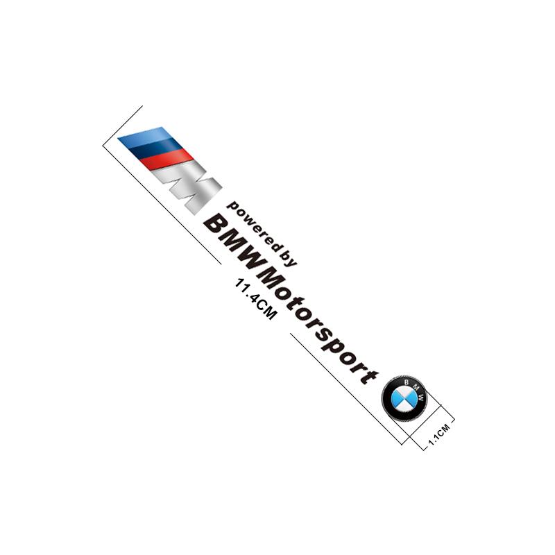 LLIT4 4Pcs Car Logo Decorate Body Stickers For BMW Performance F30 X6 G05 F40 F10 X3 E90 F20 E46 E60 E70 E39 G20 E36 E87 X7 E92 E91 X1