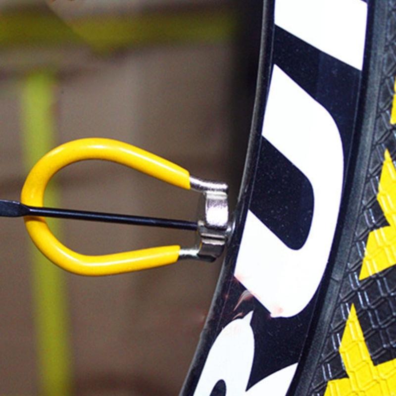 Набор инструментов для регулировки спиц велосипеда, ключ для спиц, рычаг для снятия шин, натяжитель спиц, ремонтный инструмент, карманный велосипедный инструмент, прочный