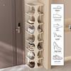 Compact Shoe Rack - Perfect for Small Spaces and Narrow Entryways - Multi-Layer Shoe Storage Cabinet for Home, Office, or Dormitories