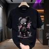Футболка с забавным модным принтом Black Bear, мужская летняя повседневная свободная с коротким рукавом, уличный топ из 100% хлопка