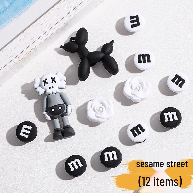 2025 Милые декоративные пряжки-цветы для обуви - Аксессуары для обуви с отверстиями