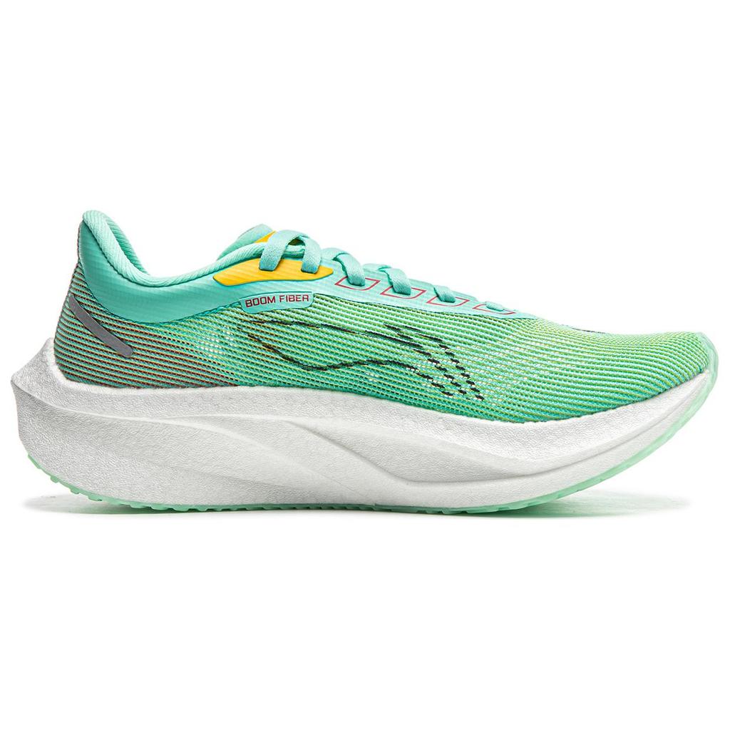 Кроссовки женские Li Ning Feidian 4 Challenger Carbon Plate Light-Green Yellow ARMU006-8