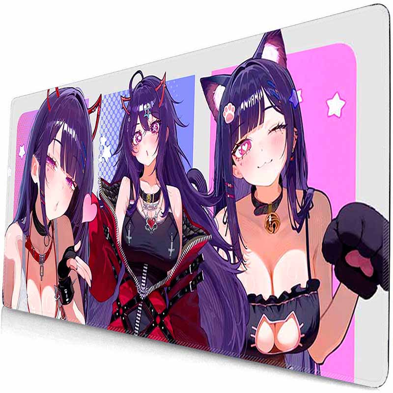 Игровые коврики для мыши Кружки Ваифу Сезон 6 S6 Большой коврик для мыши Большие игровые коврики для стола Нескользящая резина Numi Коврик для мыши Клавиатурные коврики XXL