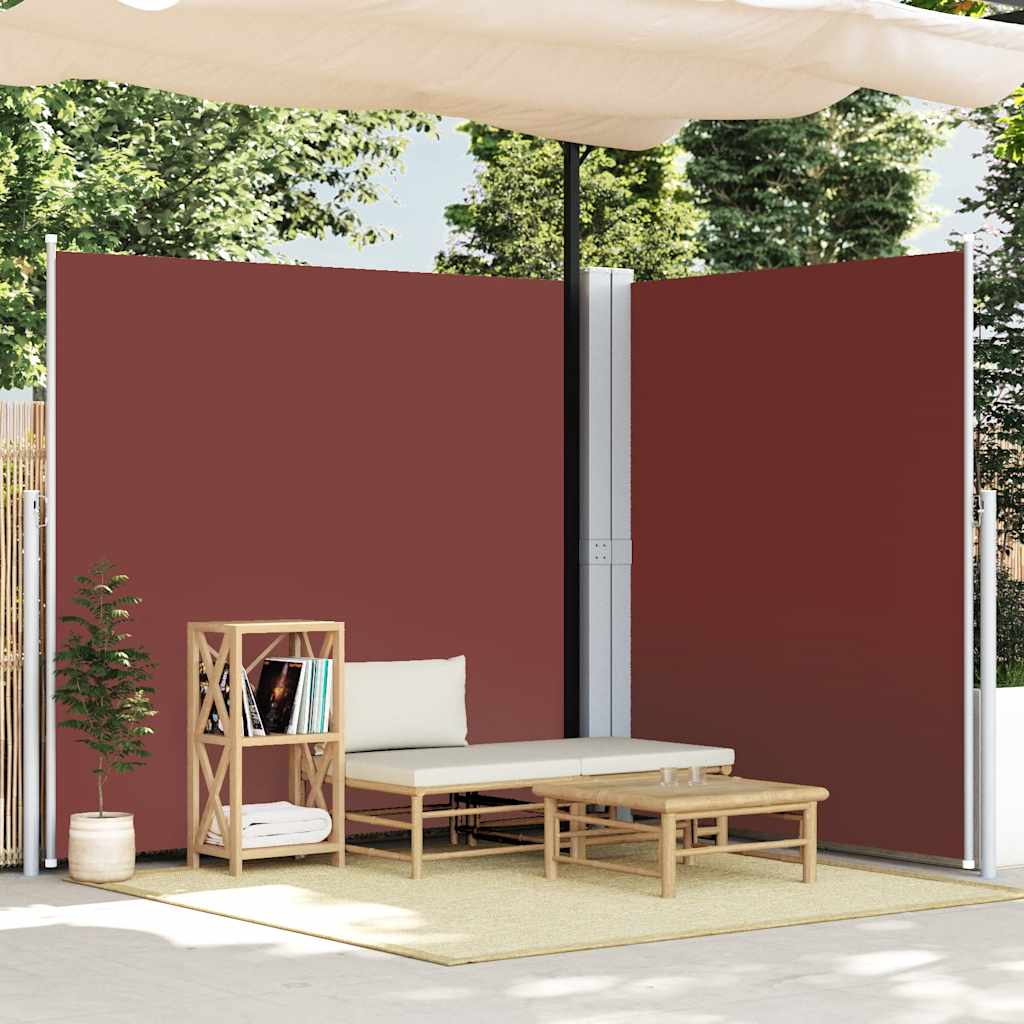 Vidaxl Zwijana Markiza Boczna, Brązowa, 200 X 600 Cm