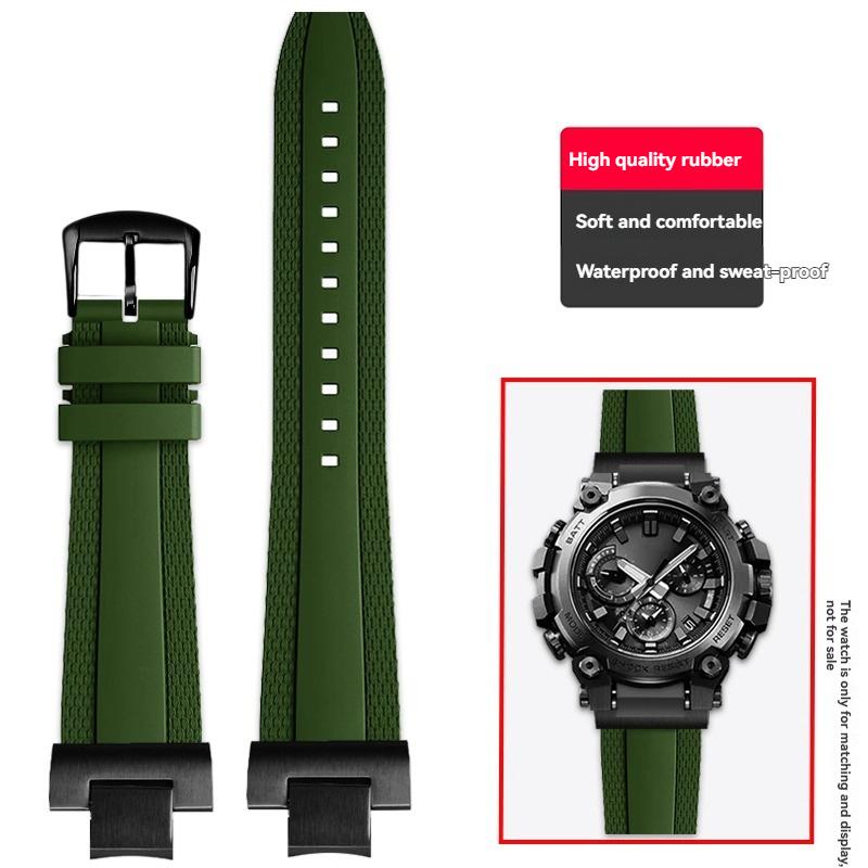 Для Casio G-SHOCK серия 5672 MTG-B3000 модифицированные модные аксессуары ремешка для часов со быстросъемным креплением из фторкаучука