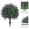 Yousheng Artificial Topiary Ball 24 Inch Faux Boxwood/Pine Tree/Rose/Lavender Shrub with Ground Spike Fake Bushes Trees for Outdoor Indoor Garden