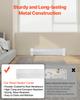 VEVOR Baseboard Heater Covers, Premium Series 917 mm Standard Electric Heating Unit Front Cover for Home Improvement, Heavy-duty Steel